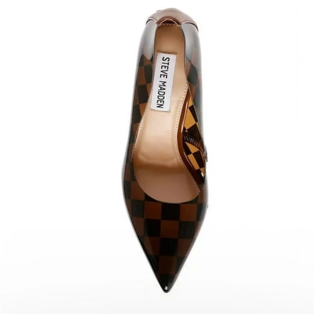 STEVE MADDEN Atlanta Brown Multi Pumps